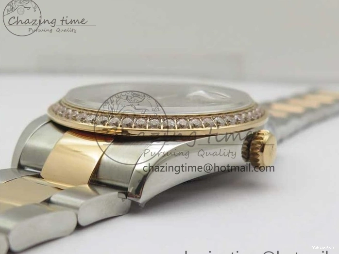 126281 Bracelet BP Gray DateJust Oyster 1:1 Best on Edition Maker RG SS 36 Roman Dial 0417